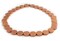 The Bead Chest Copper Circular Natural Wood Beads (15x15mm): Organic Eco-Friendly Wooden Bead Strand for DIY Jewelry, Crafts, Necklace and Bracelet Making